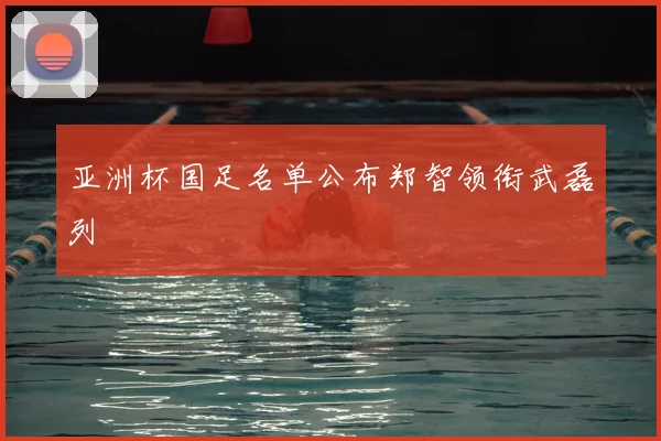 亚洲杯国足名单公布郑智领衔武磊列